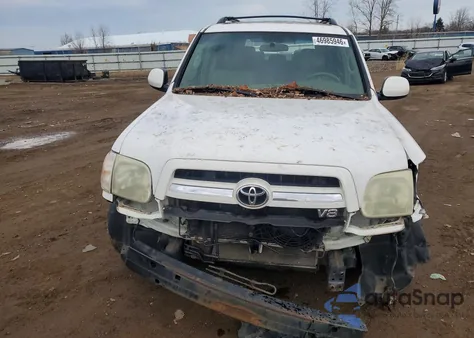 2006 Toyota Sequoia Sr5 z USA, uszkodzony, nr VIN 5TDBT44A56S266341